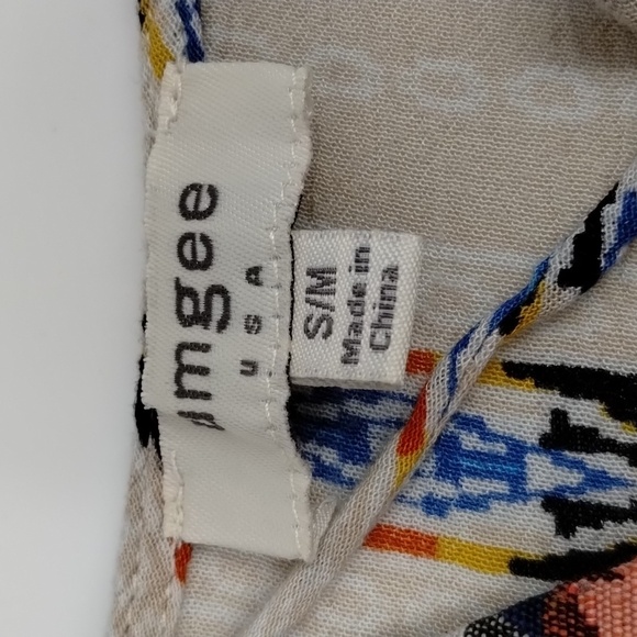 Umgee USA tribal size small/medium western boho blouse - Picture 9 of 11